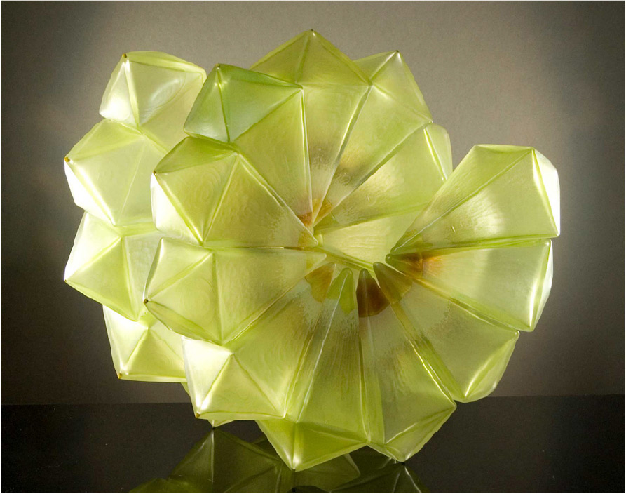 richard-royal-geo-series-geo14-12-citrine-hot-glass-sculpture