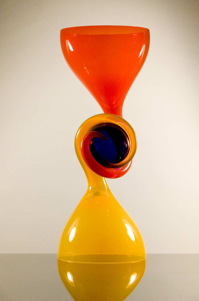 richard-royal-relationship-series-r92-70-orange-blue-yellow-hot-glass-sculpture